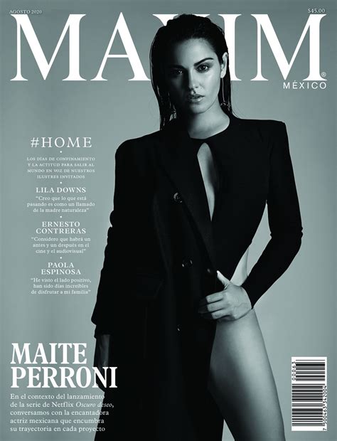 maite perroni for maxim magazine mexico august 2020