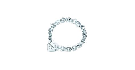 return to tiffany® medium heart tag on a bracelet in sterling silver