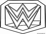 Wwe Belt Coloring Pages Championship Wrestling Printable Drawing John Cena Belts Logo Mask Print Draw Official Clipart Color Champion Rey sketch template