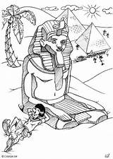 Piramidi Colorare Egitto Disegni sketch template