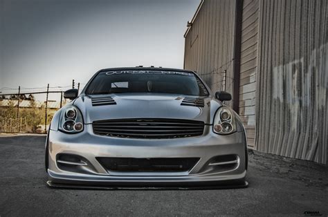 og designs front bumper poly infiniti  coupe outcast garage