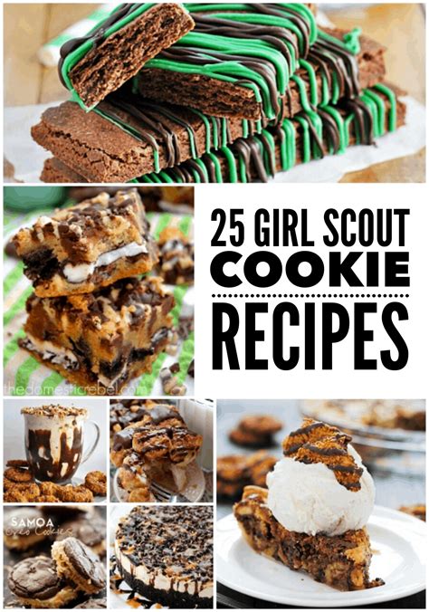 girl scout cookie creations recipe roundup layers  happiness