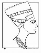 Colorare Egitto Antico Cleopatra sketch template