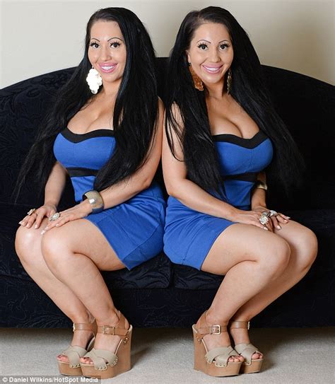 twin sisters lucy and anna decinque pay £130k to make them look more similar daily mail online