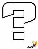Coloring Pages Question Mark Printable Mario Super Block Template Bros Alphabet Choose Board Brothers sketch template