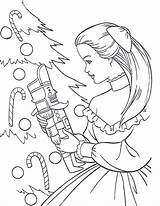 Barbie Coloring Christmas Pages Nutcracker Printable Color Kids Print Barbiecoloring Colors Painting Drawing Choose Visit Board Ca sketch template