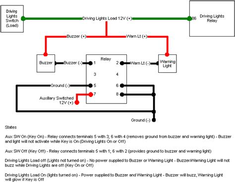 icon wiring diagram  radio shack dpdt relay
