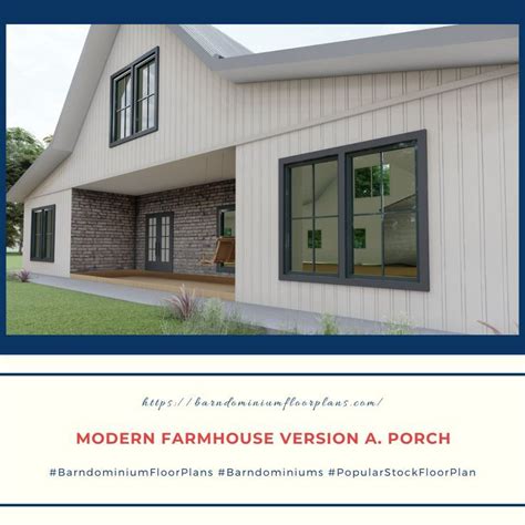 modern farmhouse   sq ft floor plan  loft options   barndominium floor plans