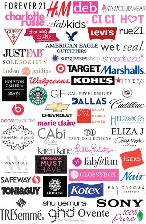 brands  ive worked    lovely