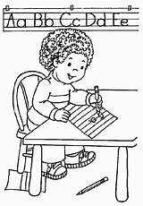Coloring Pages Learning Kid Popular sketch template
