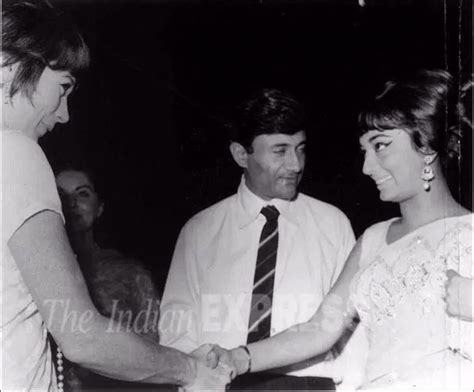 sadhna dev anand with shirley maclaine bollywood timeless beauty film man