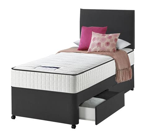 single kids divan bed  hand tufted spring mattress bedscouk