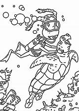 Coloring Pages Wild Thornberrys Kids Undersea Printable Cartoon Elizabeth 4kids Captan Wall sketch template