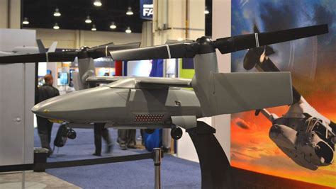 bell unveils   vigilant tilt rotor combat drone mock   usmc tech expo  drive