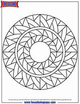 Coloring Pages Abstract Shapes Color Coloringhome sketch template