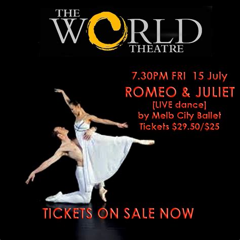 world theatre charters towers romeo juliet  melb ballet