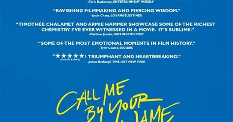 Crítica De Call Me By Your Name El Amor Que Es Universal