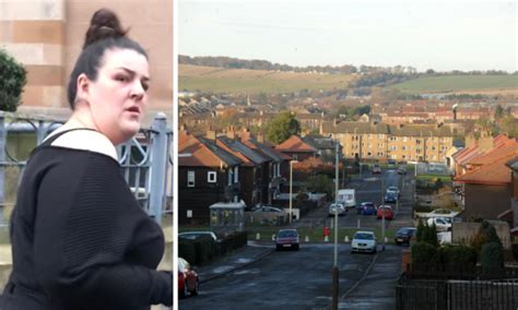scorned dundee woman beats up partner and tips over fridge in