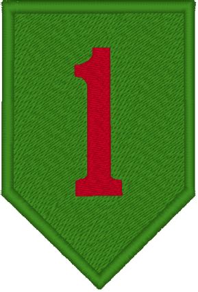 st infantry division design embroidery design