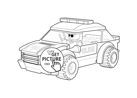police jeep coloring pages ford  kids activity book