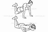 Modified Exercise Pushups Workoutlabs Exercises Push Ups Knee Pushup Guide Knees Plank Abs Leg Equipment Great Ground Triceps sketch template