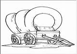 Wagon Pioneer Getdrawings Drawing sketch template