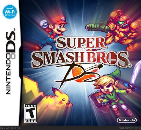 viewing full size super smash bros ds box cover