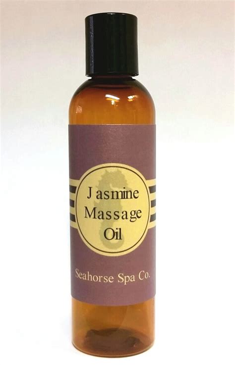 Jasmine Massage Oil 8 Oz Aromatherapy Essential Oils Sweet