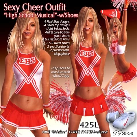 sexy high school cheerleading uniforms