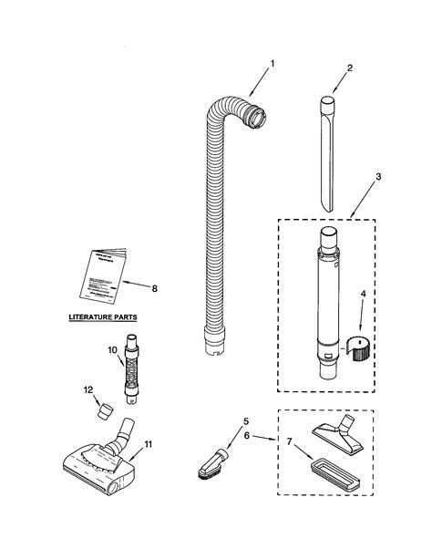 kenmore upright vacuum parts model  sears partsdirect