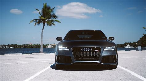 wallpaper front view black cars luxury audi rs resolution