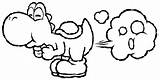 Yoshi Coloring Pages Printable Clipart Clipartbest Kids sketch template