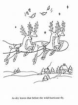 Christmas Night Coloring Pages Before Twas Printable Library Clipart Colouring Poem Popular sketch template