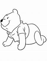 Pooh Winnie Crawling Designlooter Enregistrée Uploaded sketch template