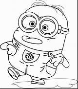 Coloring Minion Pages Stuart Minions Printable Color Print Bob Getcolorings Kevin sketch template