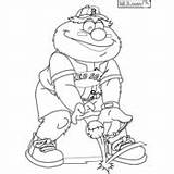 Mascot Sox Pawtucket sketch template