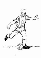 Voetbal Kleurplaat Kleurplaten Fussball Messi Lionel Tekening Soccer Ausmalbild Tinta Stemmen sketch template