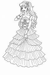 Isabella Coloring Pages Princess Colorkid sketch template