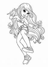 Coloring Pages Girlz Moxie Girl Girls Color Lexa Fun Visit sketch template