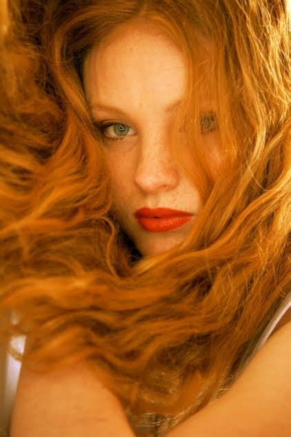 redhead hair models jade