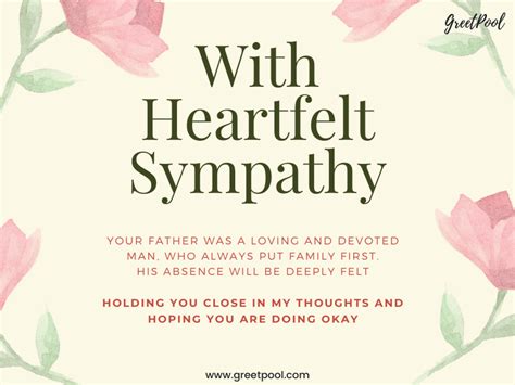 sympathy quotes  loss   father