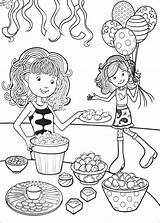 Groovy Coloring Girls Pages Printable Coloring4free Kids Colour Paint Fun Voor Volwassenen Freekidscoloringandcrafts L0 sketch template