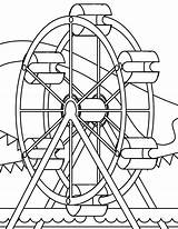 Fair Coloring Pages County Printable Getcolorings Ferris Wheel Revolutionary Color Print sketch template