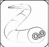 Slither Colouring sketch template