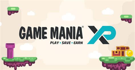 game mania xp game  en spaar voor voordelen