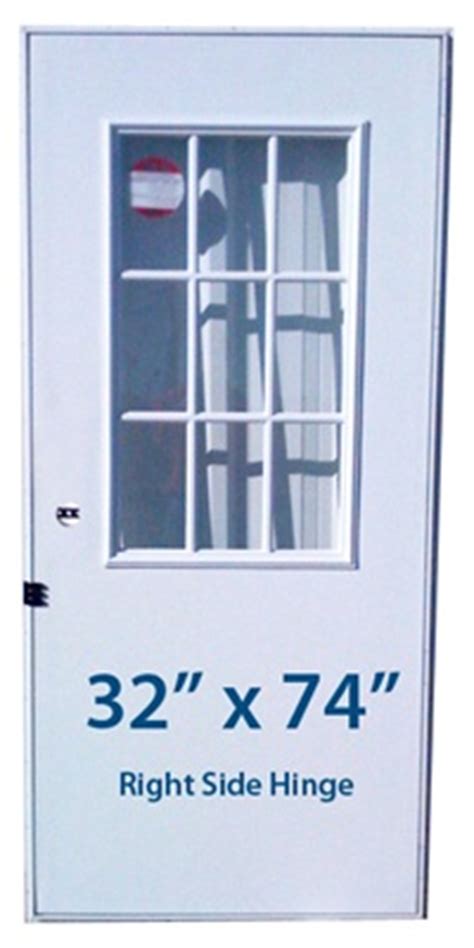mobile home cottage door  rh  hand hinge doors  window