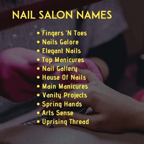 salon names   unique nail salon  ideas nail salon names