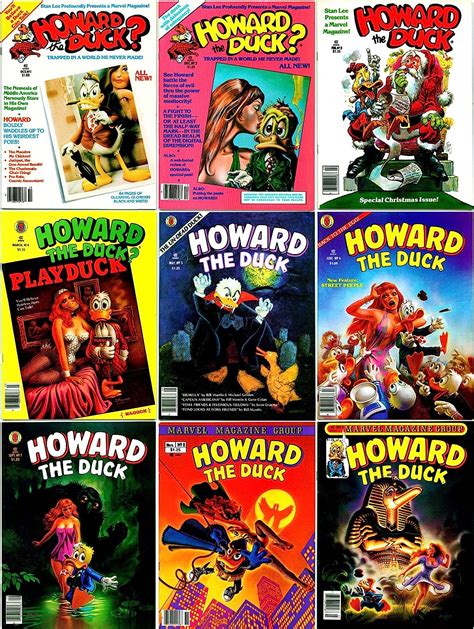 Howard The Duck Magazine 1 9 Complete Series Marvel