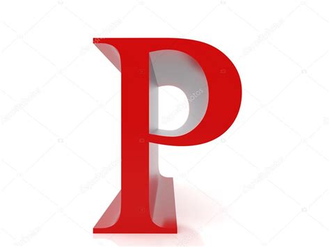 letter p stock photo  rook