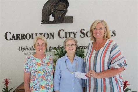 Carrollton Civic Women’s Club Makes Contribution To Ccs Education
